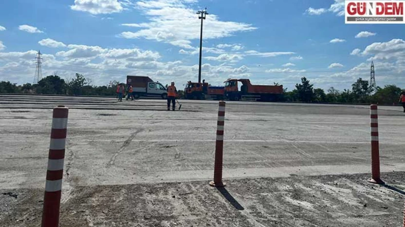 Edirne Otoban Gişelerinde Yenileme Çalışmaları Sürüyor