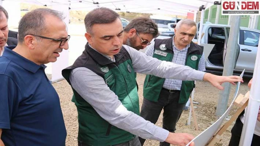 Ekinci, Çakmak Barajı'ndaki pompa istasyonunda incelemede bulundu