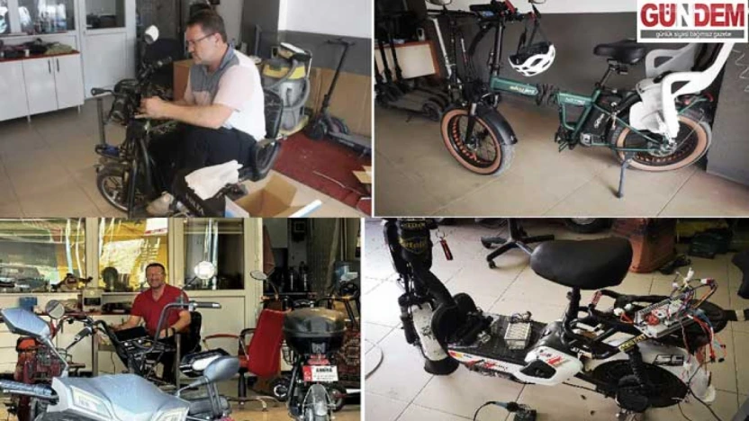 Elektrikli bisikletlerin sessiz kahramanı Yusuf Usta