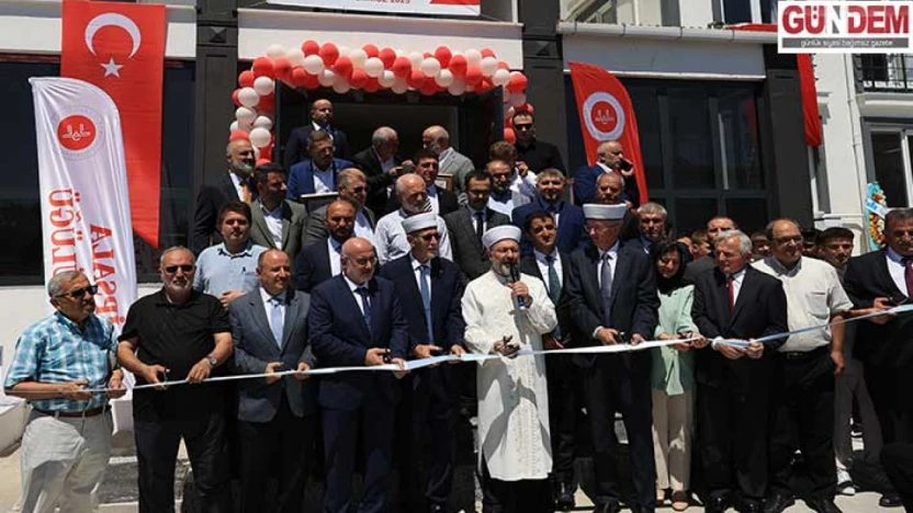 Erbaş, Edirne'de Kur'an kursu açılış programında konuştu