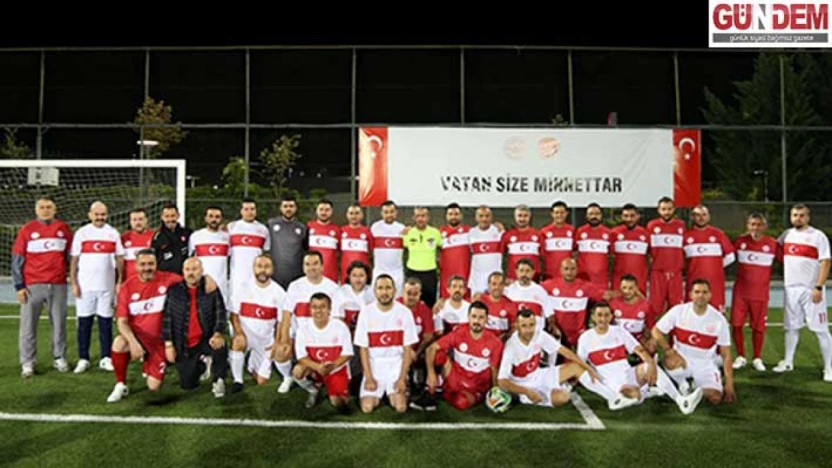 Gaziler Günü Futbol Müsabakası etkinliği düzenlendi