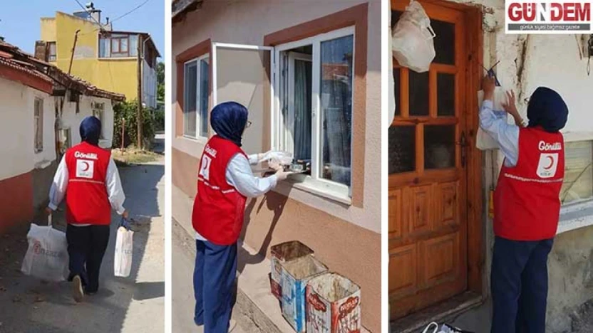 'Gönüllülerden ihtiyaç sahiplerine sıcak yemek desteği'