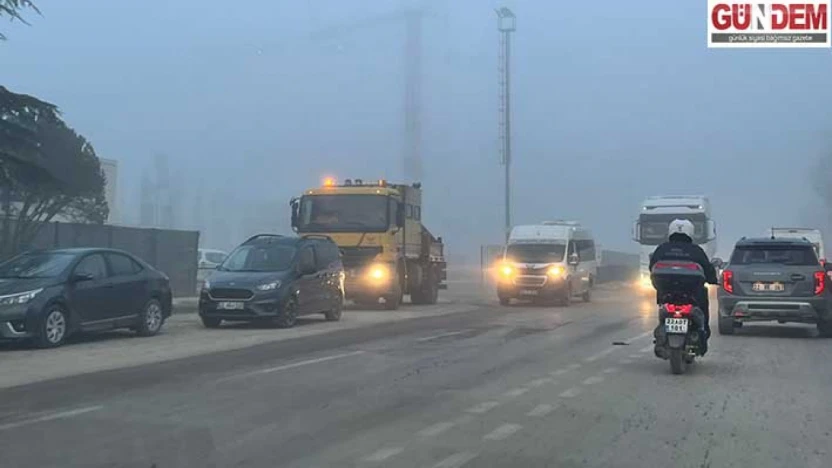 Görüş mesafesi 40 metrenin altına düştü