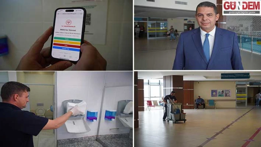 Hastane tuvaletlerinde 'QR Kod Temizlik Uygulaması' hayata geçirildi