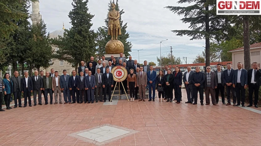 Havsa'da Muhtarlar Günü dolayısıyla tören düzenlendi