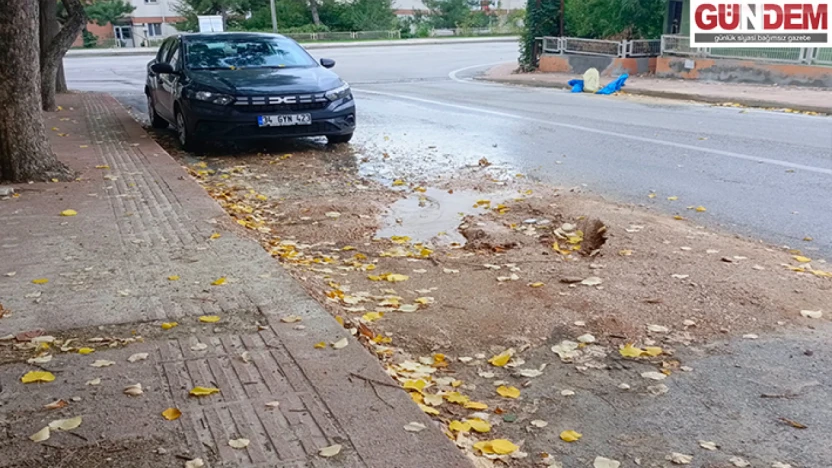 İçme suyu boşa akıyor