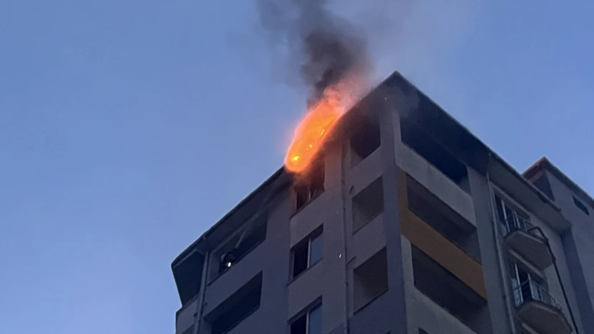 İnşaatta çıkan yangın vatandaşı tedirgin etti