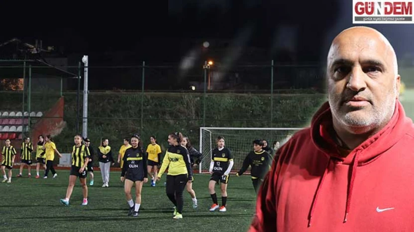 Kadın futbol takımı şampiyonluk hedefiyle ter döküyor
