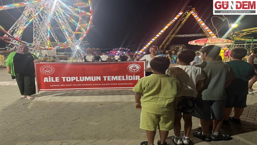 Koruma altındaki çocuklara moral etkinliği