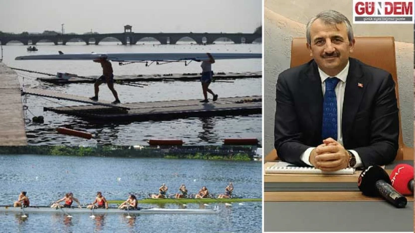 Kürek sporunun merkezi Edirne oldu