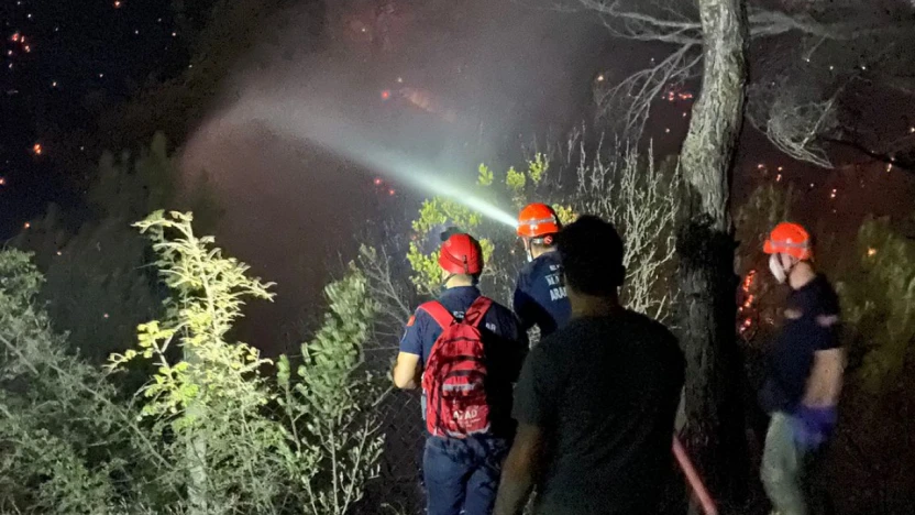 MAG AME SAR'dan Çanakkale yangınlarına destek