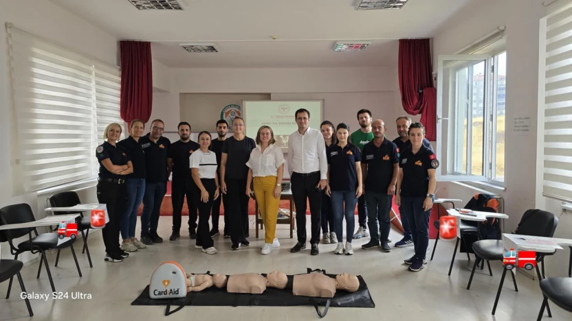 MAG AME SAR üyelerine ilk yardım eğitimi