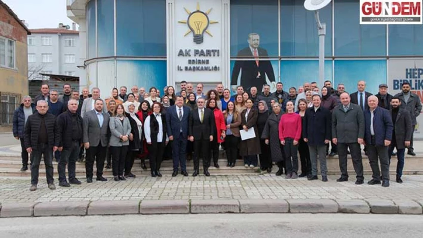 Mahir Ünal teşkilat çalışmalarını değerlendirdi