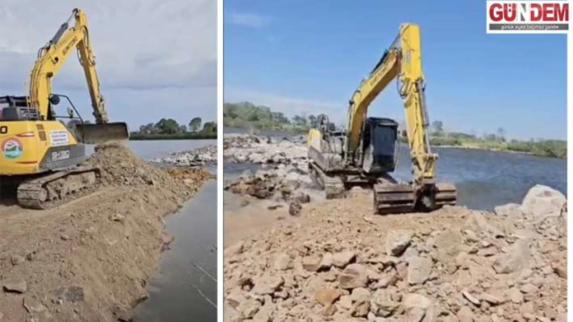 Meriç ile Ege Denizi arasına set çekildi