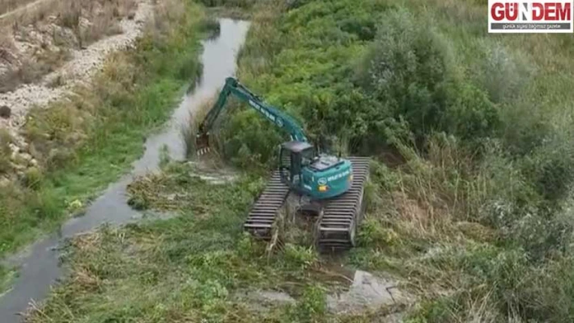 Meriç'in 'sigortası' Kanal Edirne'de yatak temizliği yapıldı