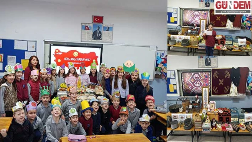 Öğrencilerden tasarruf ve kültür temalı sergi