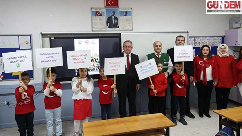Öğrencilere Yeşilay Sağlıklı Yaşam Ligi tanıtıldı