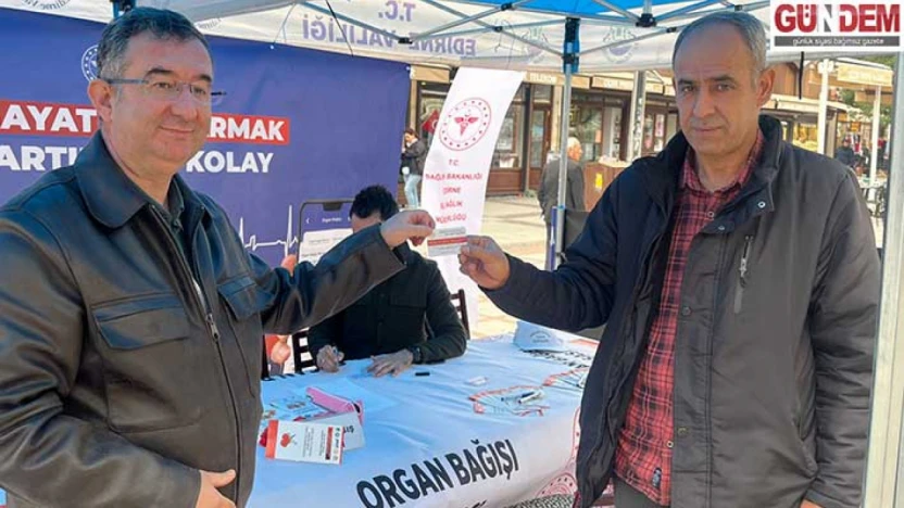 Organ bağışının önemine dikkat çeken etkinlik