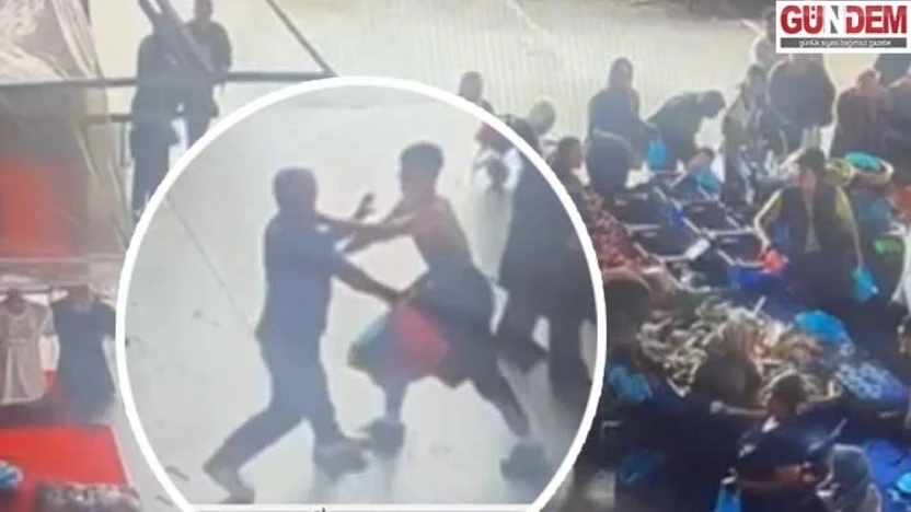 Pazarda çıkan kavgada 1 kişi yaralandı