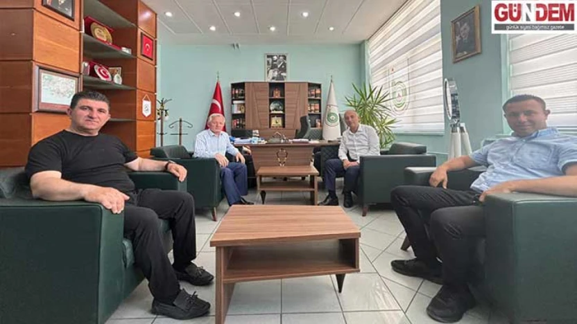 Sanayi ve Teknoloji İl Müdürü Nuhoğlu'ndan Başkan Kerman'a ziyaret