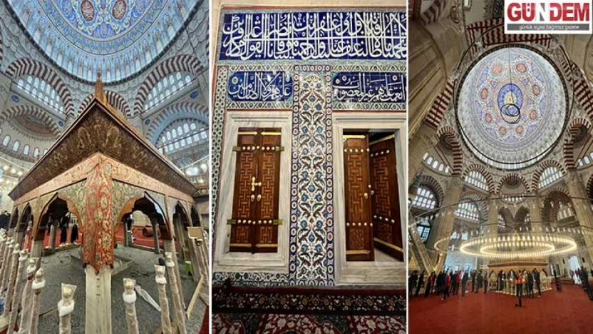 Selimiye Cami Ramazan'a Yenilenmiş Çehresiyle Giriyor