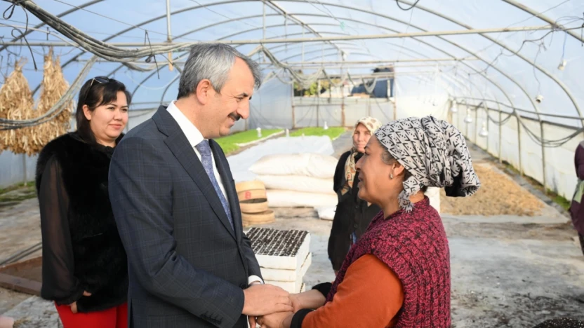 Sezer'den üreticilere ziyaret