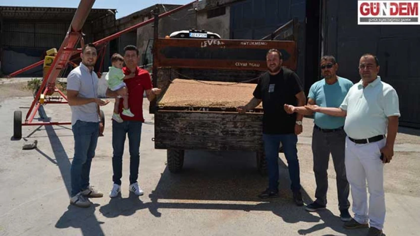 Sezonun ilk buğdayın kilosu 53,20 TL'den alındı