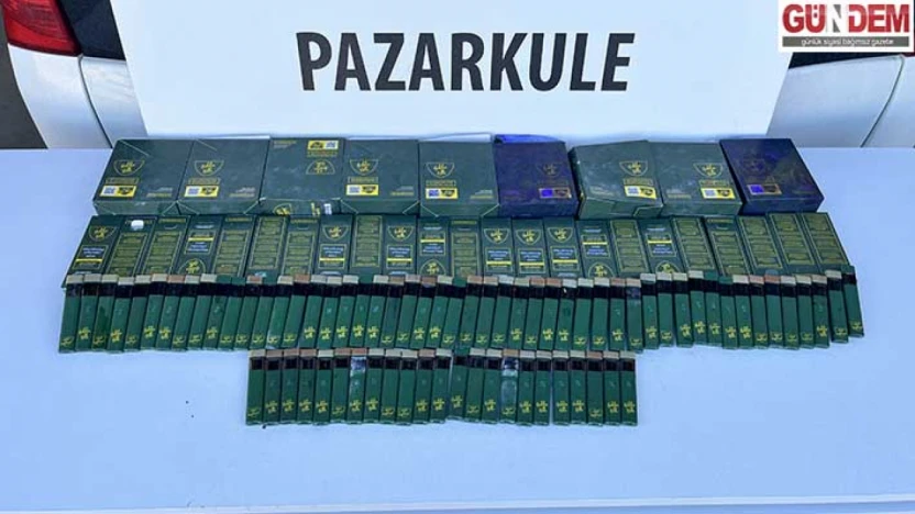 Sigaralara gizlenmiş likit esrar ele geçirildi