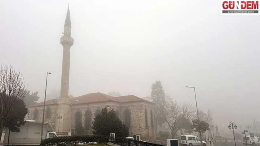 Sis nedeniyle görüş mesafesi 50 metreye kadar düştü