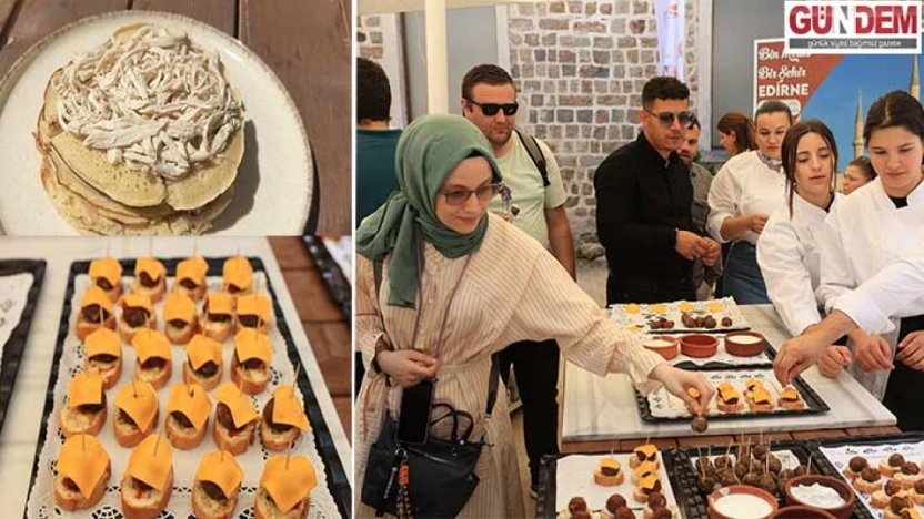 Soğanlı köfte' ve 'cıllık yemeği' katılımcıların beğenisine sunuldu
