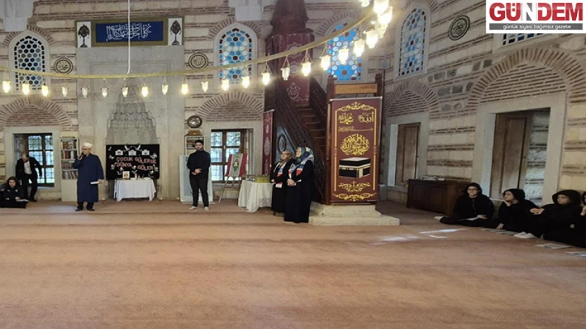 Sosyal Bilimler Lisesi Öğrencilerinden Gazze'ye destek