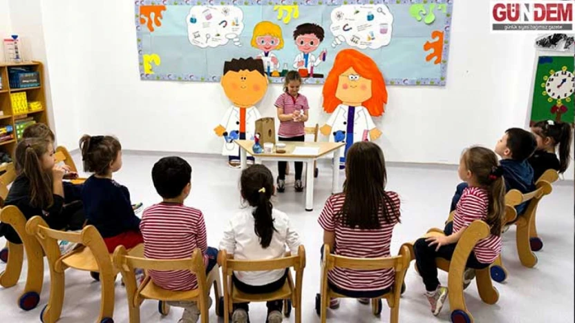 TED Edirne Koleji'nin minik bilimcileri iş başında