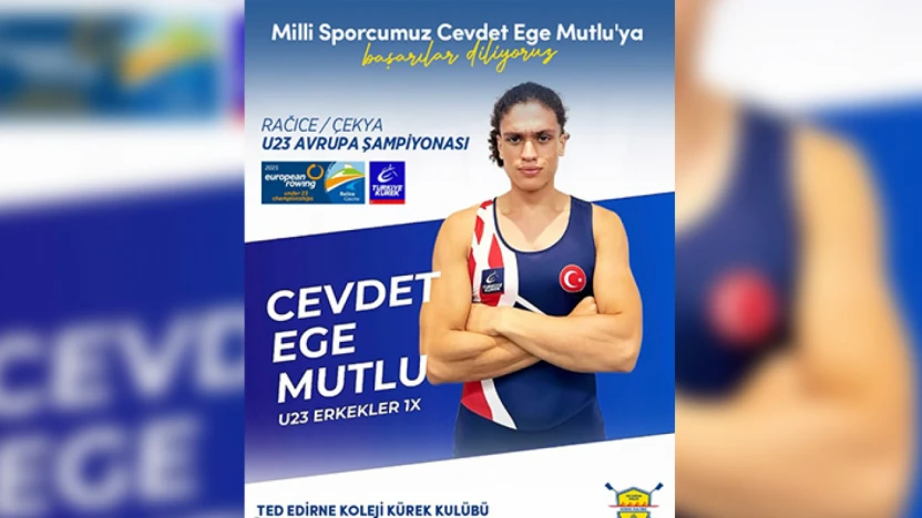 TED'li milli kürekçi U-23 Avrupa Şampiyonası'nda boy gösterecek