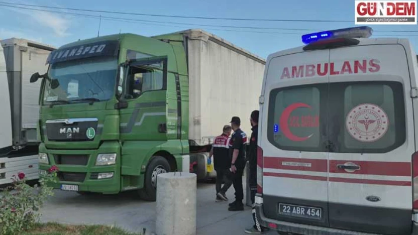 Tır sürücüsü aracında ölü bulundu