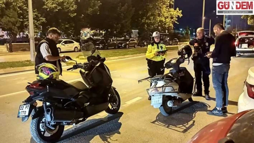 Trafik denetimi yapıldı