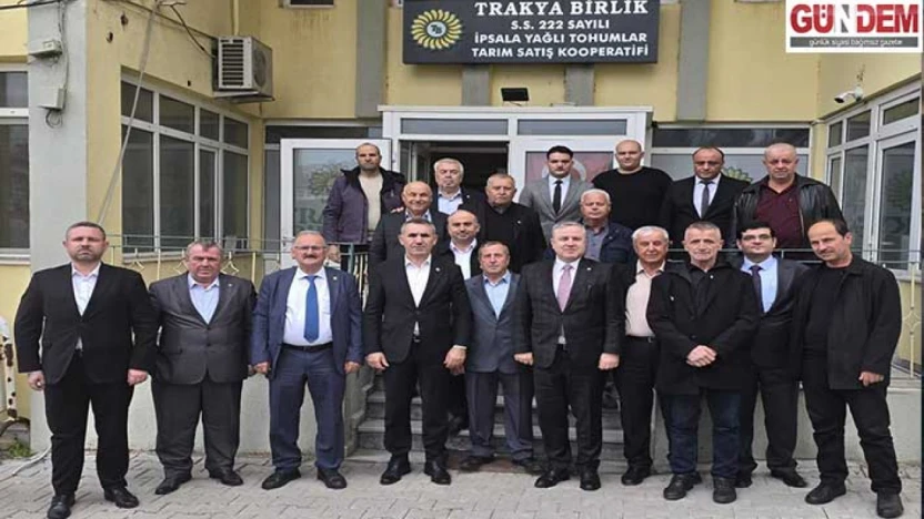 Trakya Birlikten İpsala'daki kooperatife ziyaret