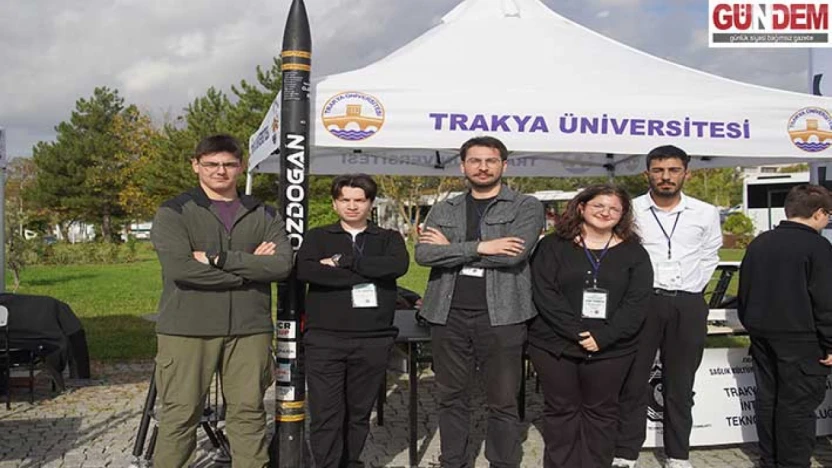 Trakya Roket Takımı, 'Bozdoğan' roketini daha yüksek irtifaya çıkarmayı hedefliyor