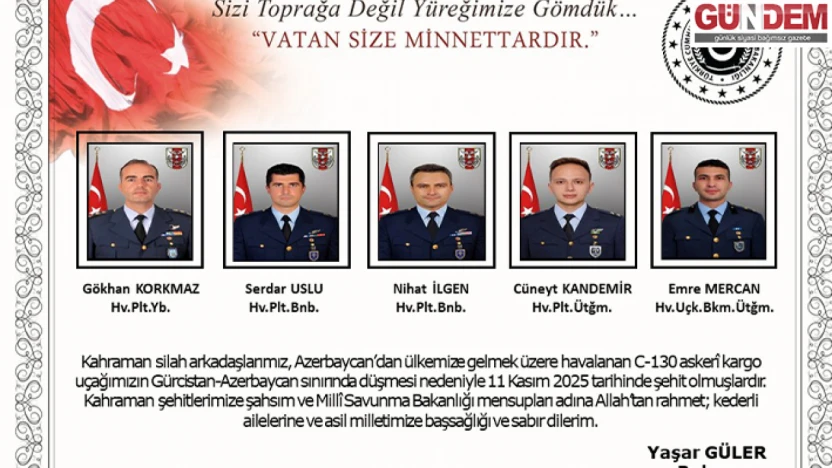 Türkiye şehitlerine ağlıyor