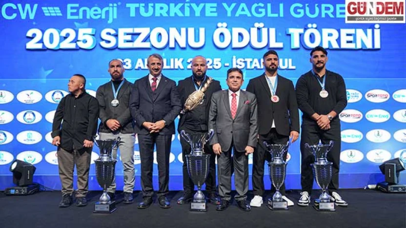 Türkiye Yağlı Güreş Ligi 2025 Sezonu Ödül Töreni gerçekleştirildi