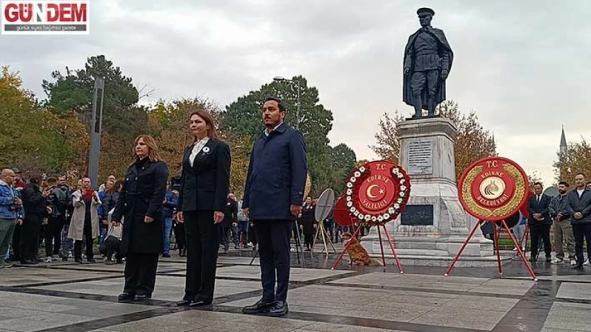 Ulu Önder Mustafa Kemal Atatürk anısına tören düzenlendi