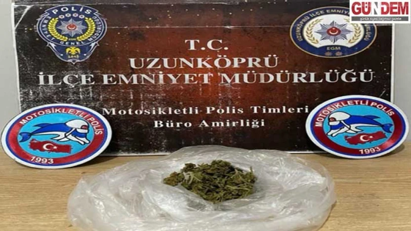 Üst aramasında yakayı ele verdi