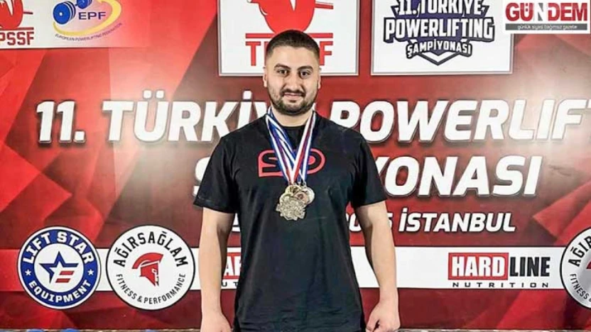 Uzunköprülü Sporcu Emre Dalaklı'dan Türkiye ikinciliği