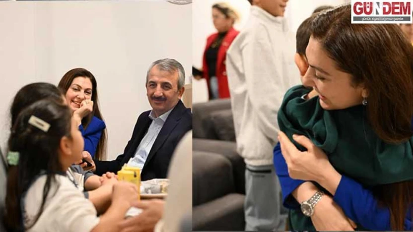 Vali Sezer devlet korumasındaki çocukların doğum gününü kutladı