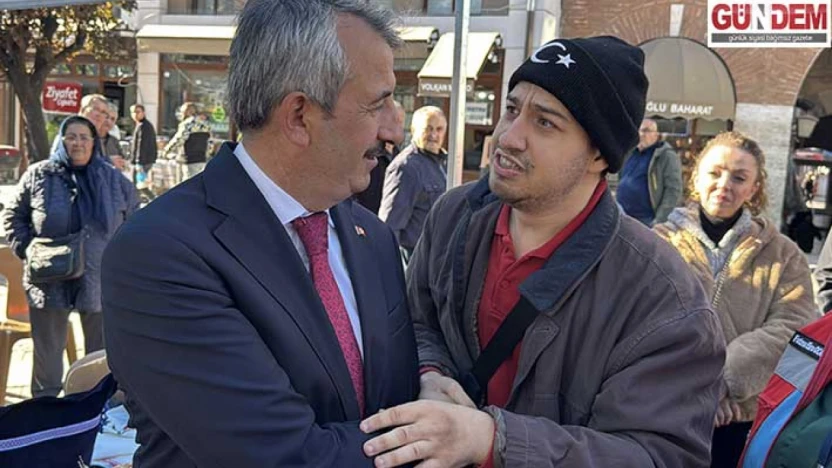 Vali Sezer, engelli gencin iş talebini geri çevirmedi