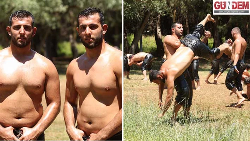 Yağlı güreşin ikiz pehlivanları, Kırkpınar'da aynı boyda kol bağlayacak