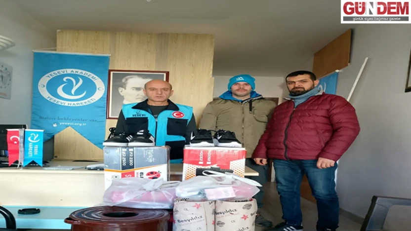 Yesevi Hareketi'nden Edirne'de ihtiyaç sahiplerine ısınma ve gıda desteği