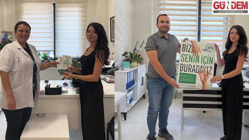 Yeşilay ve YEDAM tanıtımı için aile sağlığı merkezine ziyaret