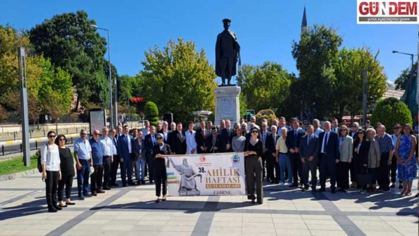 Yılın Ahisi, kalfası ve çırağı Edirne'de törenle açıklandı