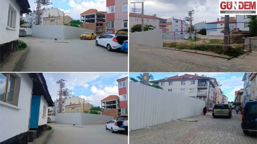 'Yolun büyük kısmının kapatılması yayalar için tehlikeli'