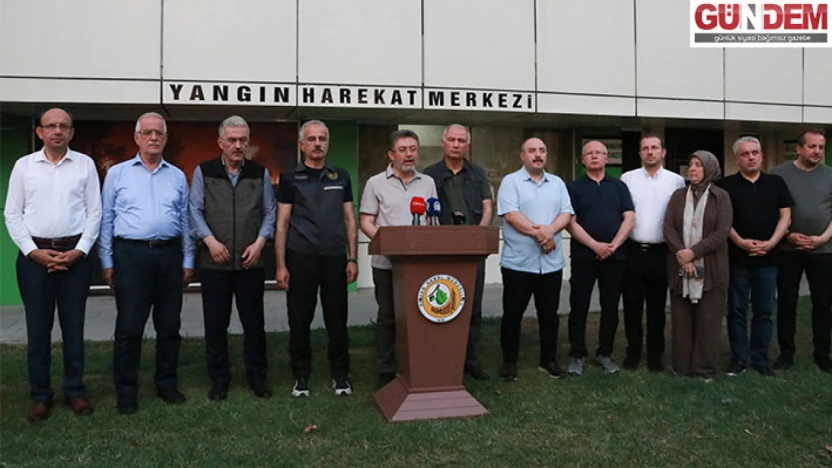 Yumaklı, orman yangınlarıyla ilgili bilgi verdi